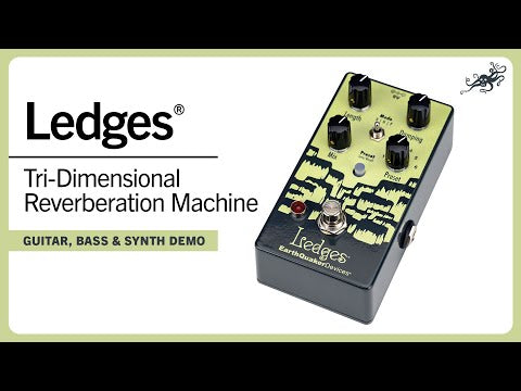 EarthQuaker Devices Ledges Tri-Dimensional Reverberation Machine Guitar Pedal