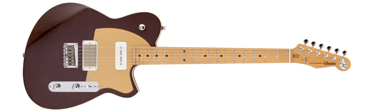 Reverend Bolt-On Series Charger H90 Electric Guitar - Metallic Bordeaux