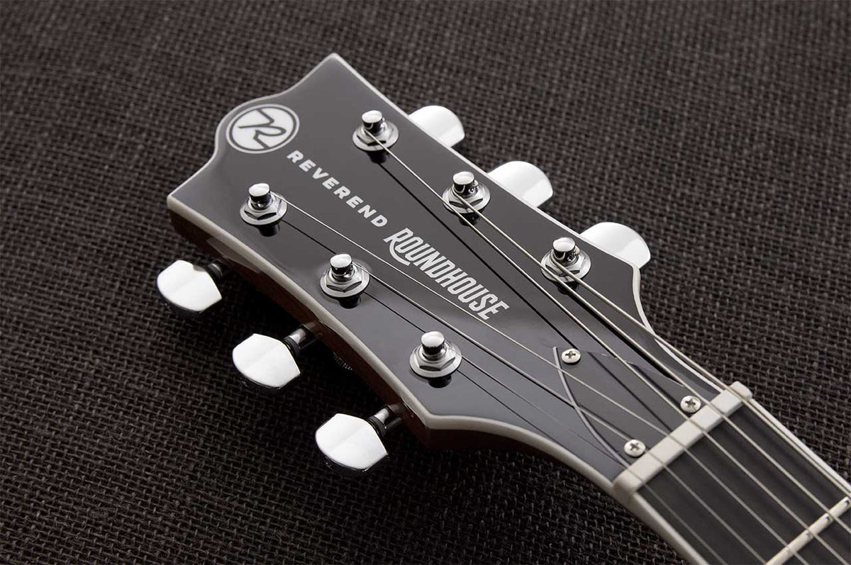 Reverend Set-Neck Series Roundhouse Air HH Left Handed Electric Guitar - Metallic Bordeaux