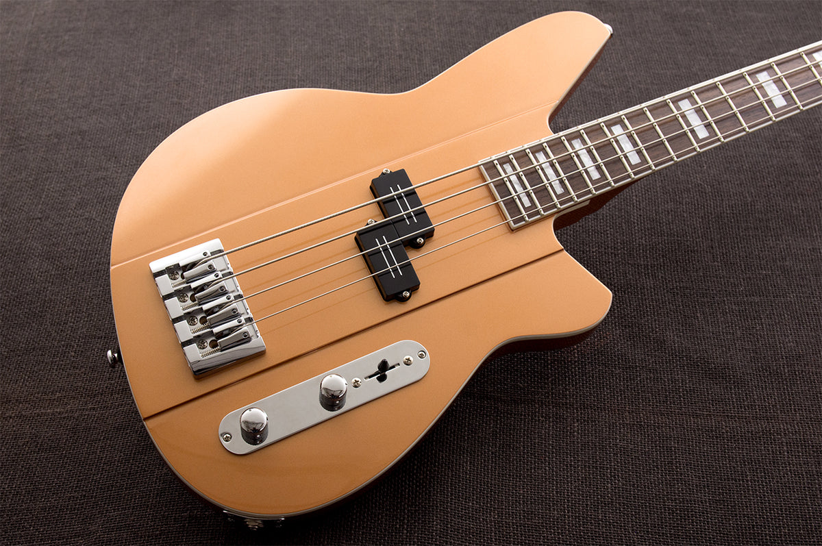 Reverend Set-Neck Series Sentinel Short Scale Electric Bass - Metallic Copper