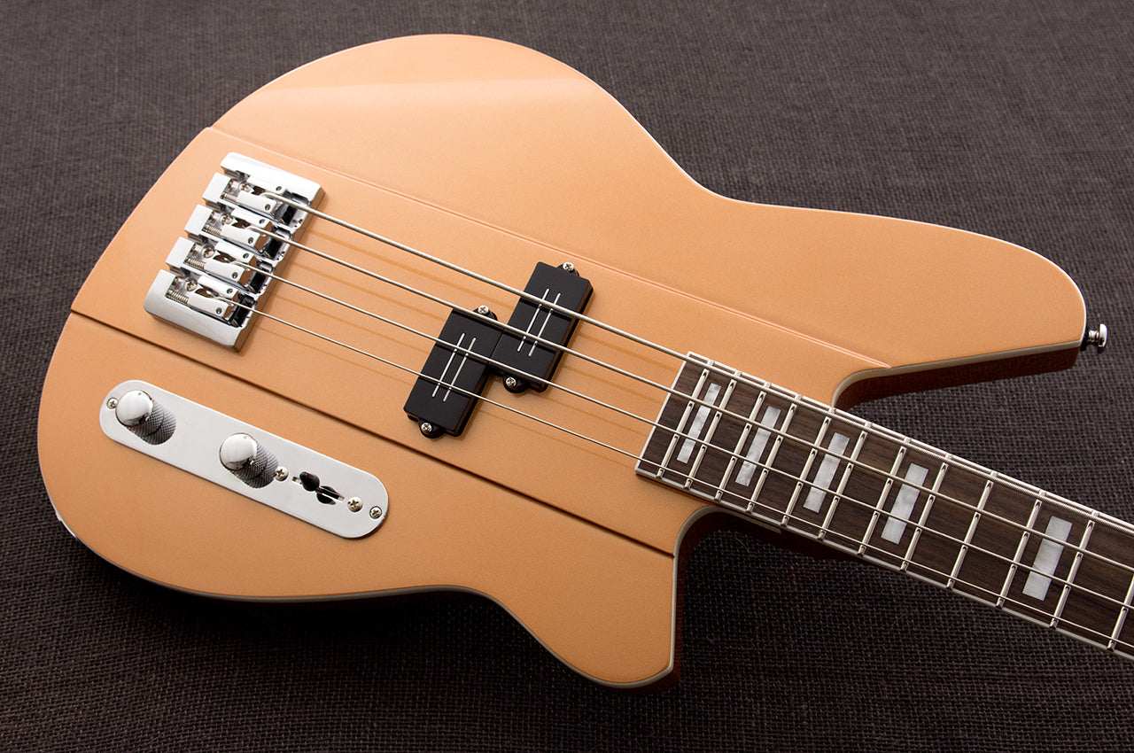 Reverend Set-Neck Series Sentinel Short Scale Electric Bass - Metallic Copper