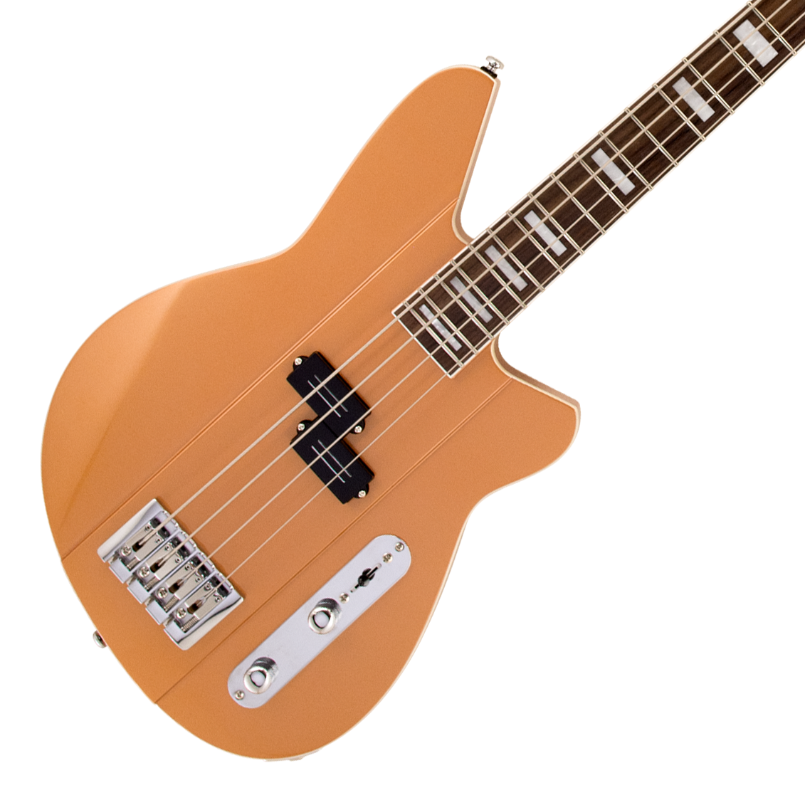 Reverend Set-Neck Series Sentinel Short Scale Electric Bass - Metallic Copper