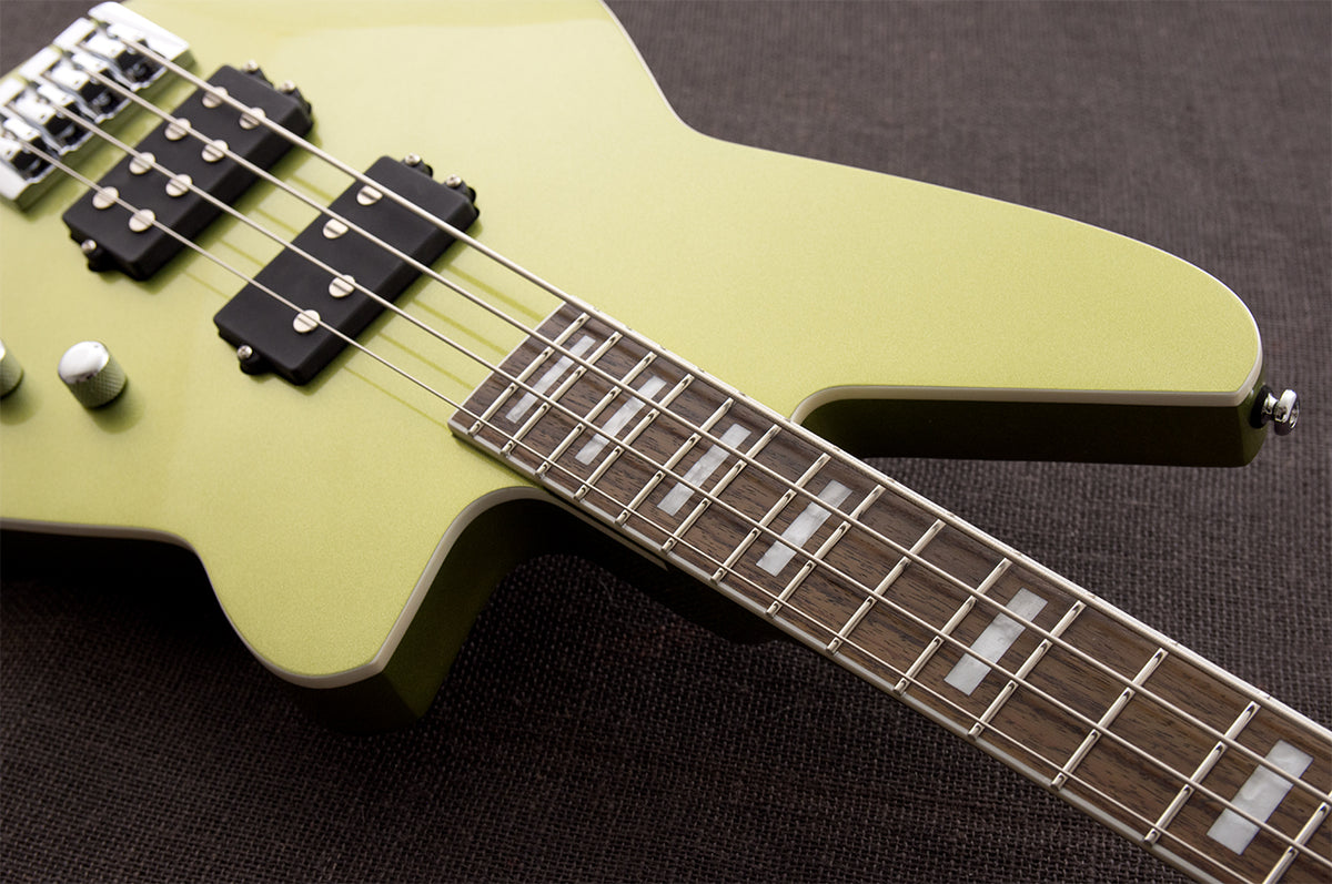 Reverend Set-Neck Series Thundergun Special Electric Bass - Metallic Limeade