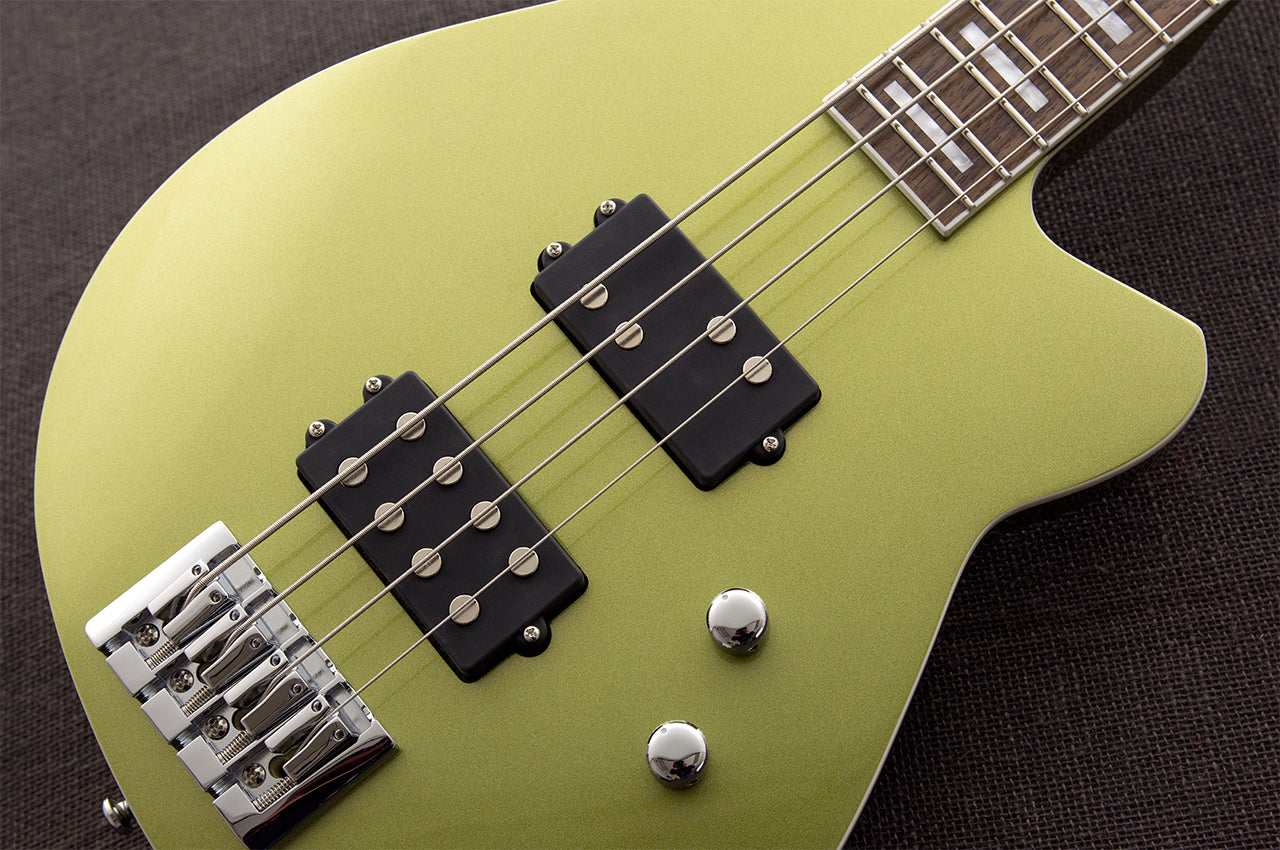 Reverend Set-Neck Series Thundergun Special Electric Bass - Metallic Limeade