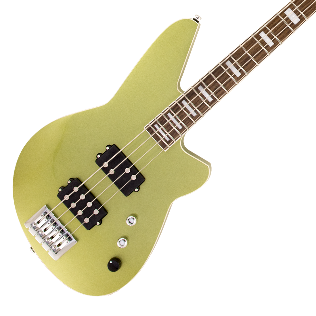Reverend Set-Neck Series Thundergun Special Electric Bass - Metallic Limeade
