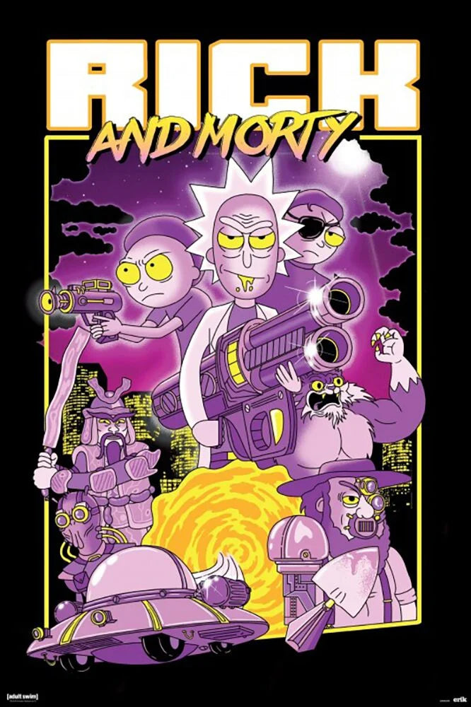 Rick and Morty "Action" - Poster