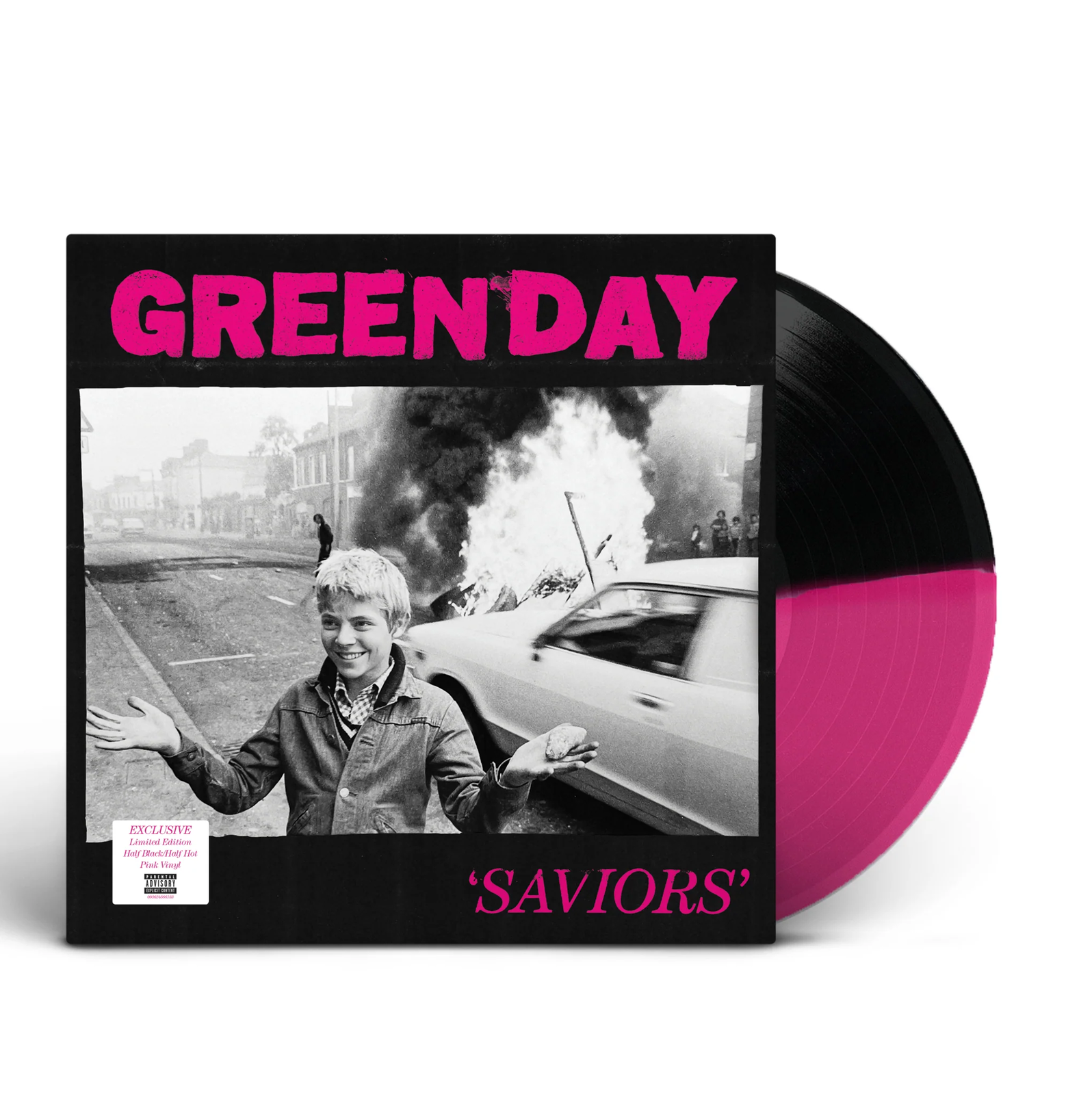 Green Day - Saviors (Indie Exclusive - Pink/Black Vinyl)