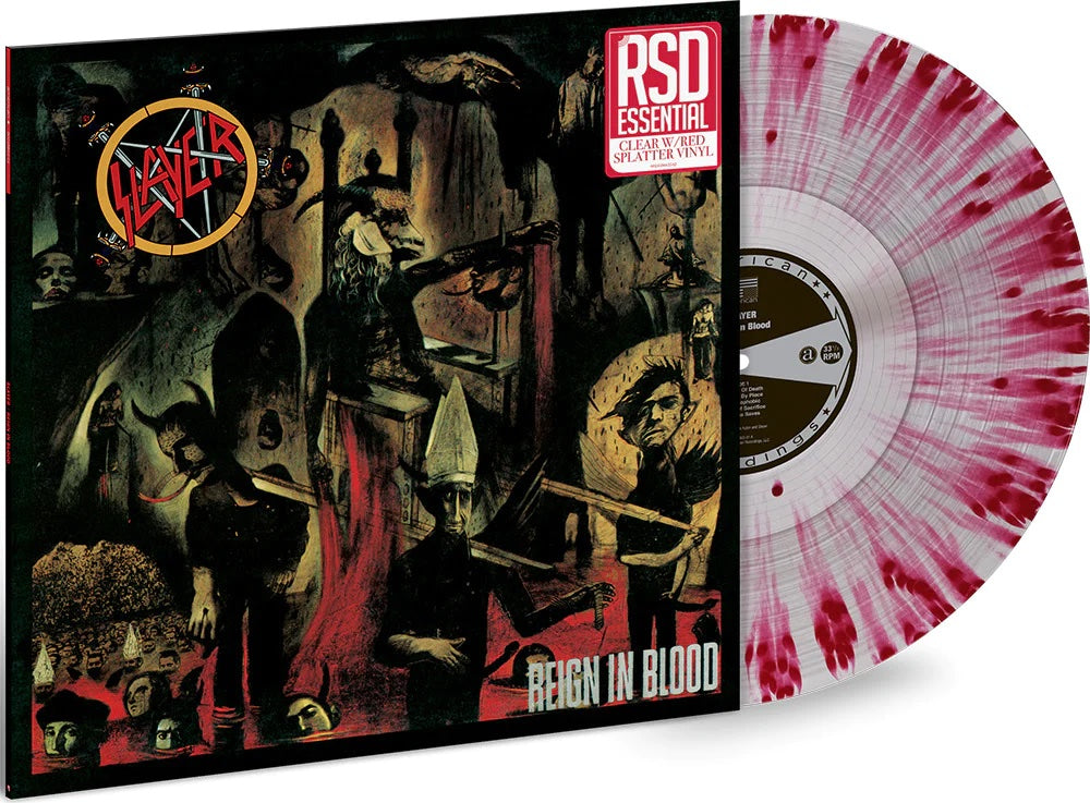 Slayer - Reign In Blood (Clear Red Splatter Vinyl)