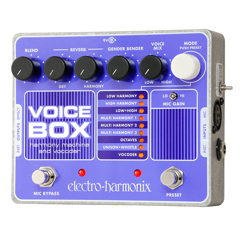 Electro-Harmonix Voice Box Vocal Harmony Machine &amp; Vocoder Pedal