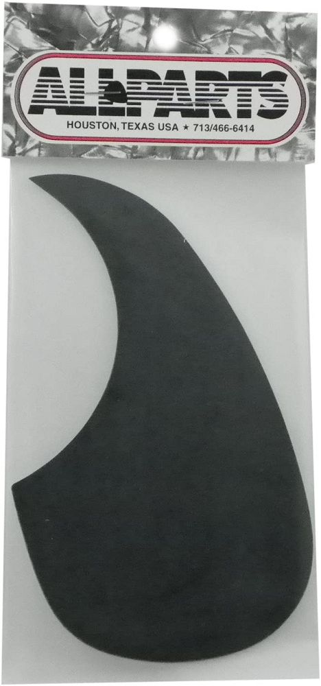 Allparts PG-0090-023 Thin Acoustic Pickguard with Adhesive Backing - Black
