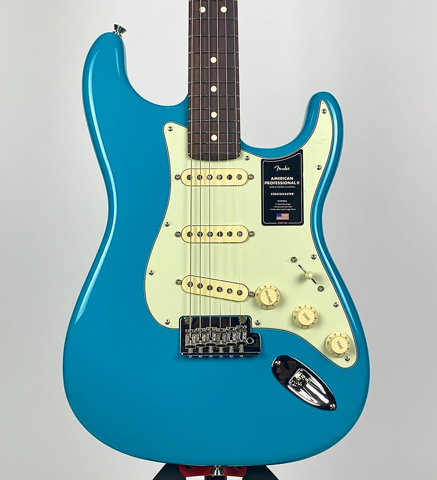 Fender American Pro II Strat Rosewood Miami Blue