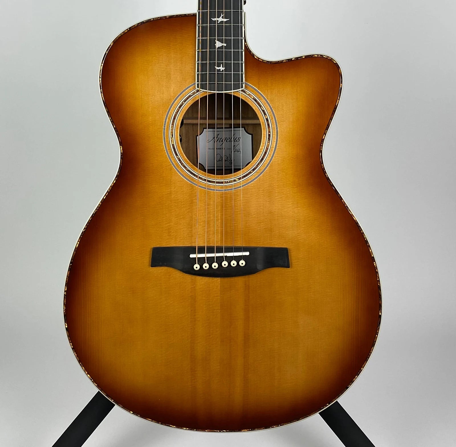 PRS SE A40E Acoustic with Ebony Fingerboard - Tobacco Sunburst
