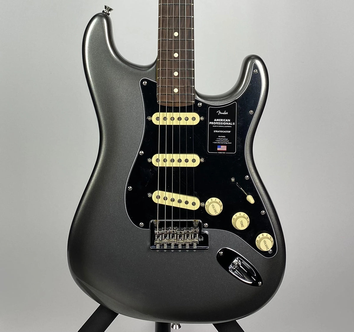 USED Fender American Professional II Stratocaster with Rosewood Fingerboard - Mercury