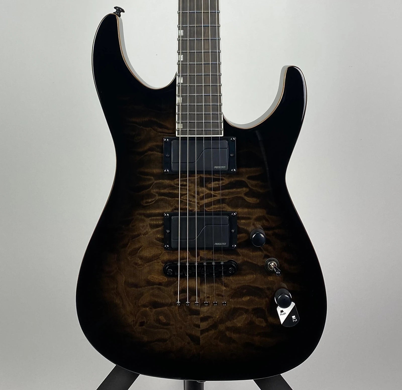LTD Signature Series JM-II Josh Middleton with Ebony Fingerboard - Black Shadow Burst