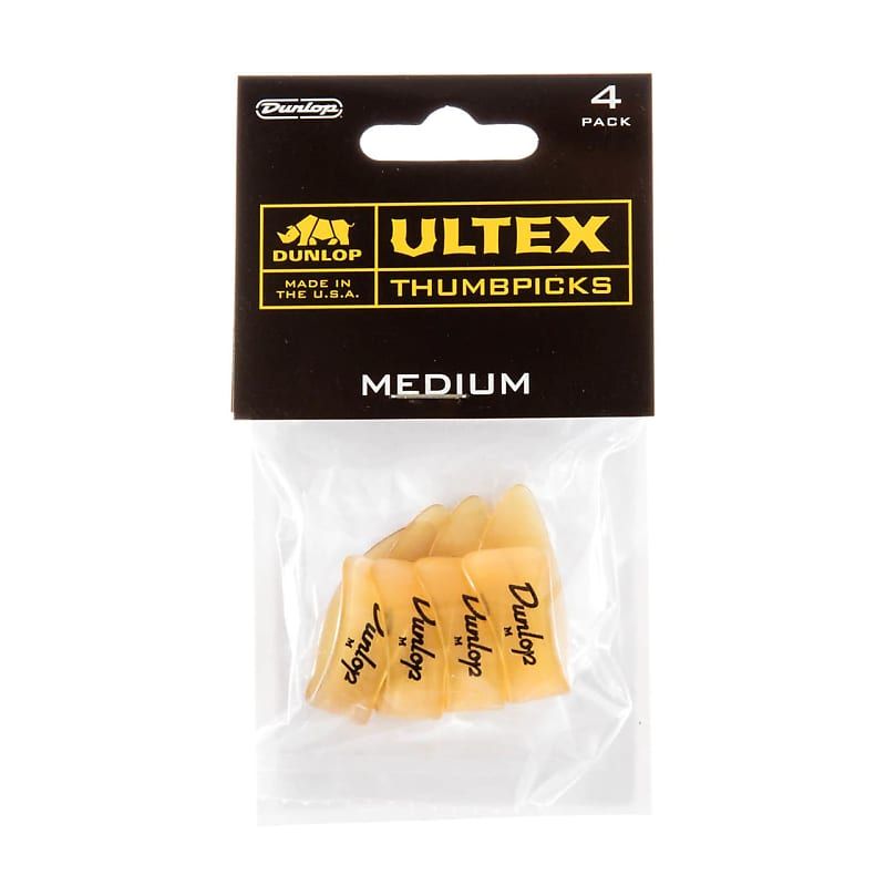 Dunlop Ultex Thumb Picks Medium - 4pk