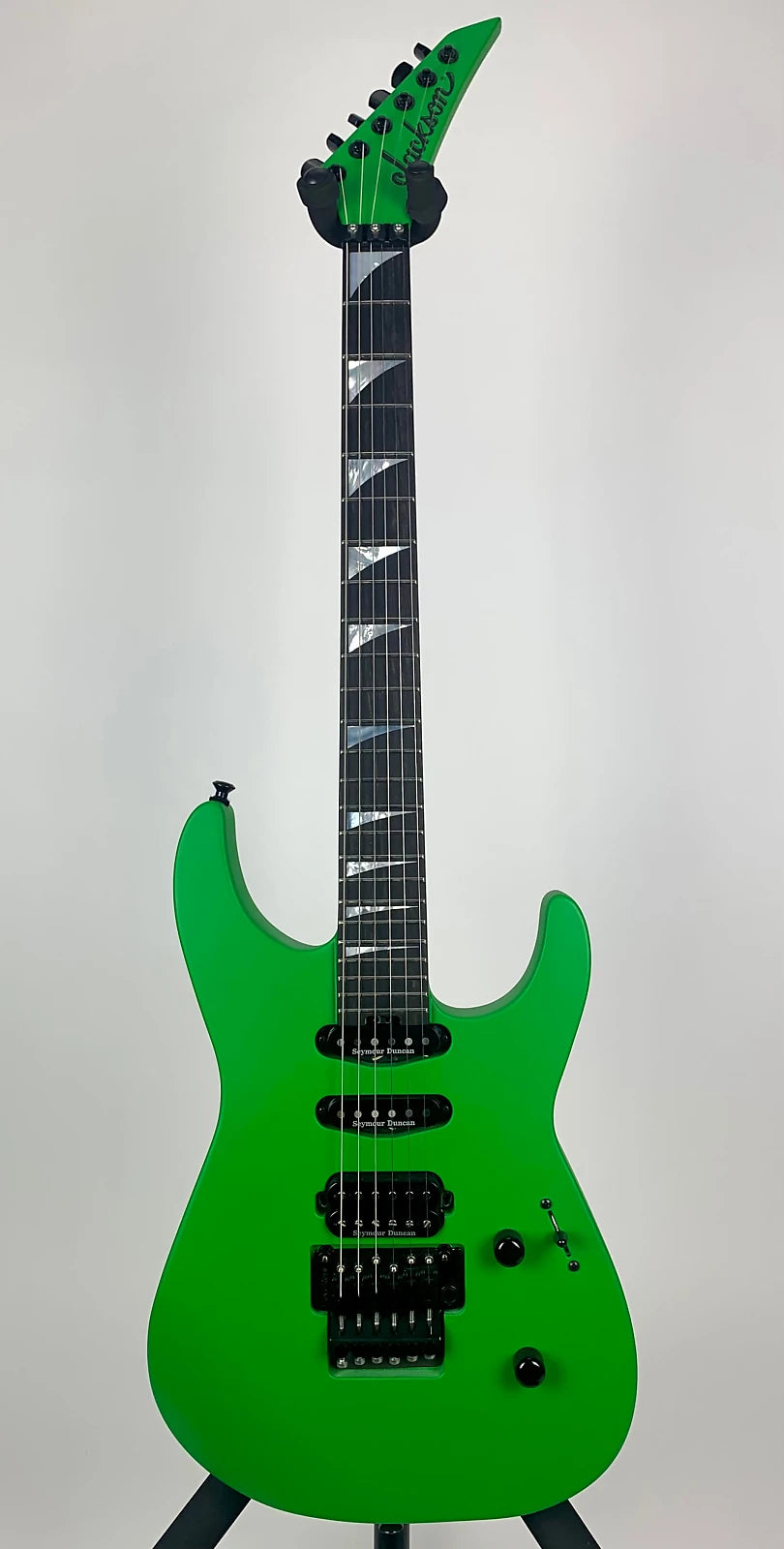 Jackson American Series Soloist SL3 with Ebony Fingerboard - Satin Slime Green