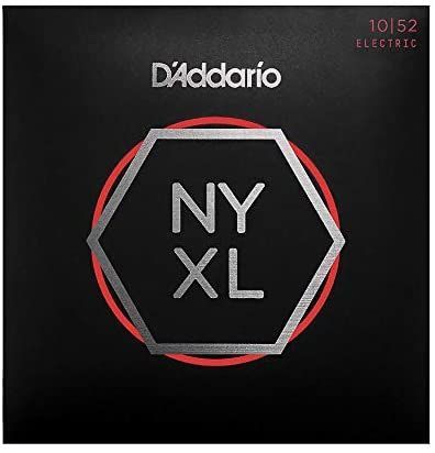 D'Addario NYXL1052 Nickel Wound Electric Guitar Strings, Light Top / Heavy Bottom Gauge 10-52