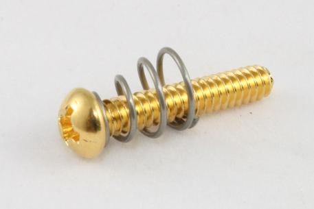 AllParts Single Coil Screw Gold - 8 Pack GS-0007-002