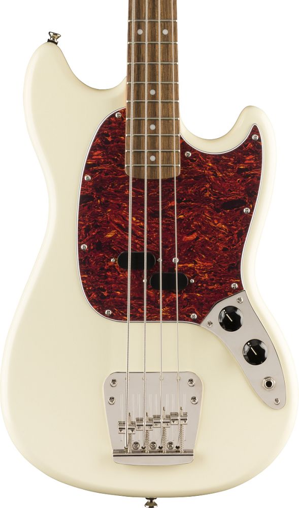 Squier Classic Vibe 60s Mustang Bass with Laurel Fingerboard - Olympic White