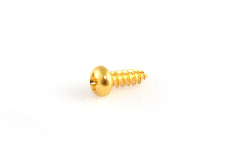 Allparts Truss Rod Cover Screws Gold 8-Pack GS-3206-002