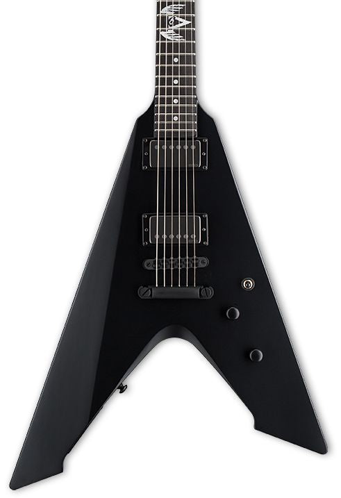 LTD Artist Signature James Hetfield Vulture with Macassar Ebony Fingerboard - Black Satin