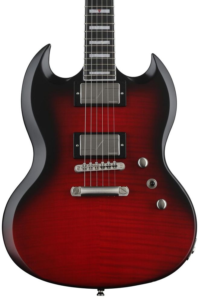 Epiphone Inspired by Gibson Prophecy Collection SG - Red Tiger Aged Gloss