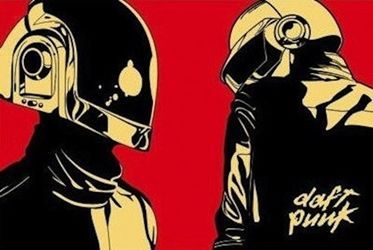 Daft Punk - Red - 36"x24" Poster