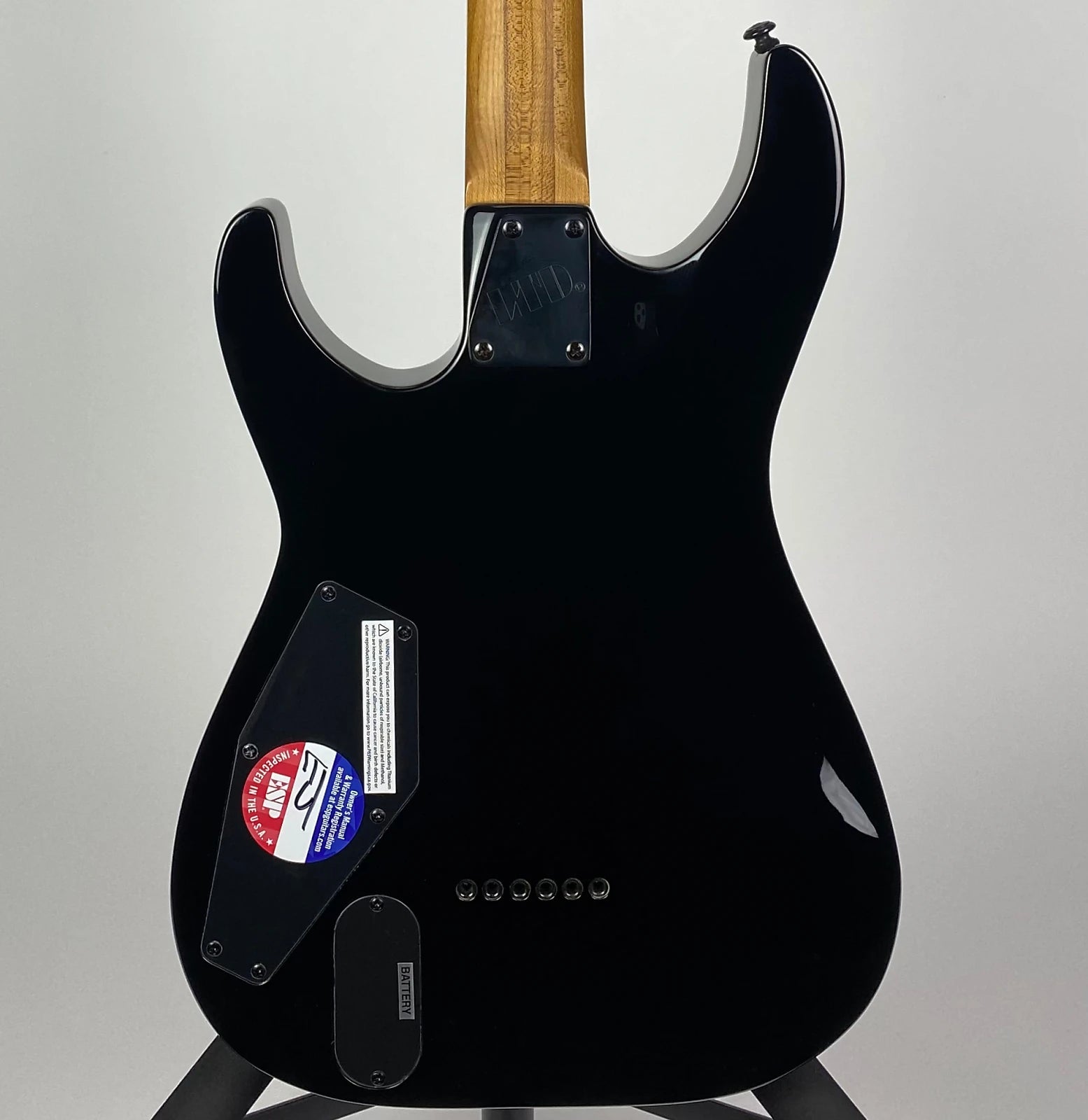 LTD Signature Series JM-II Josh Middleton with Ebony Fingerboard - Black Shadow Burst
