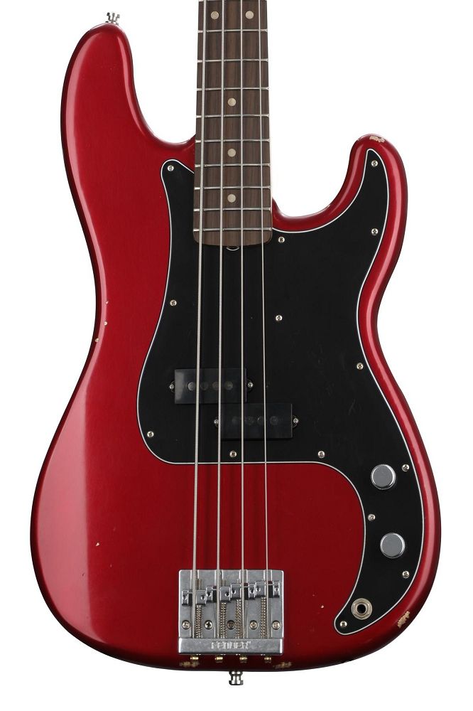 Fender Nate Mendel Precision Bass with Rosewood Fingerboard - Candy Apple Red