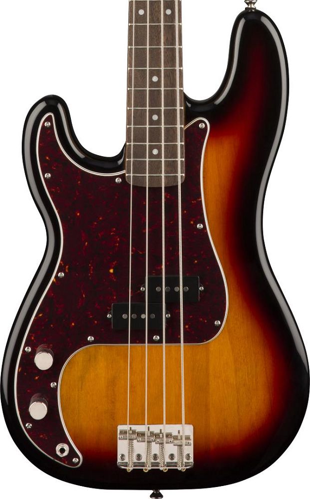Squier Classic Vibe 60s Precision Bass Left-Handed with Laurel Fingerboard - 3-Tone Sunburst
