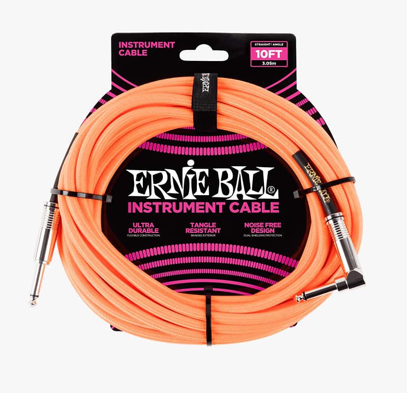 Ernie Ball 10' Braided Orange