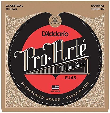 D'Addario EJ45 ProArte Classical Guitar Strings Nylon Core Normal Tension