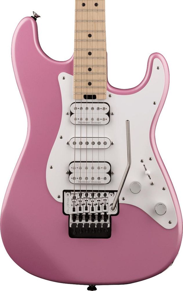 Charvel Pro-Mod So-Cal Style 1 HSH FR with Maple Fingerboard - Platinum Pink