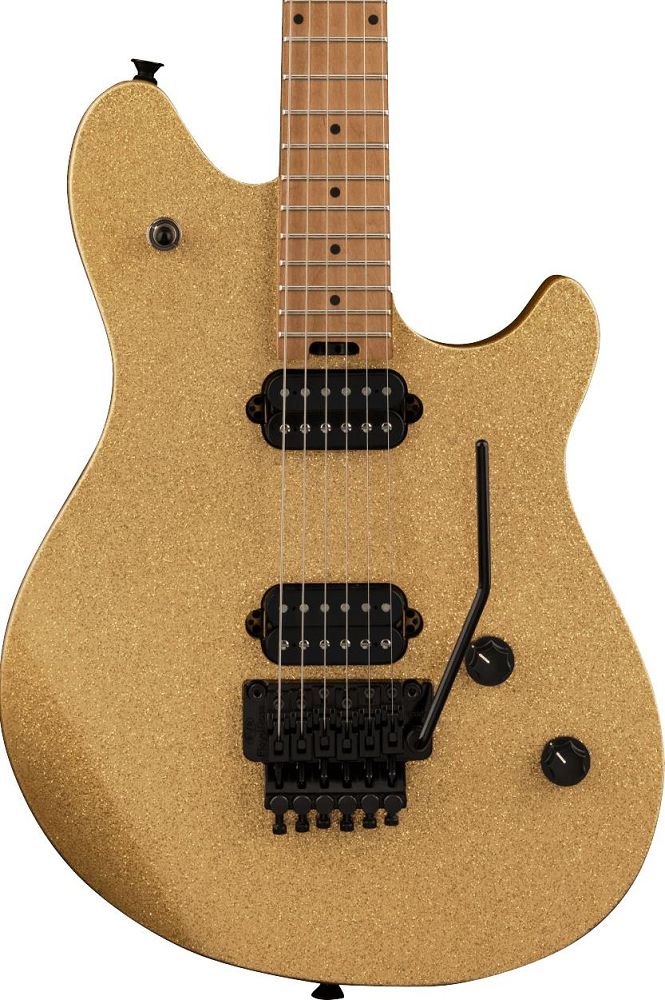 USED EVH Wolfgang WG Standard with Baked Maple Fingerboard - Gold Sparkle