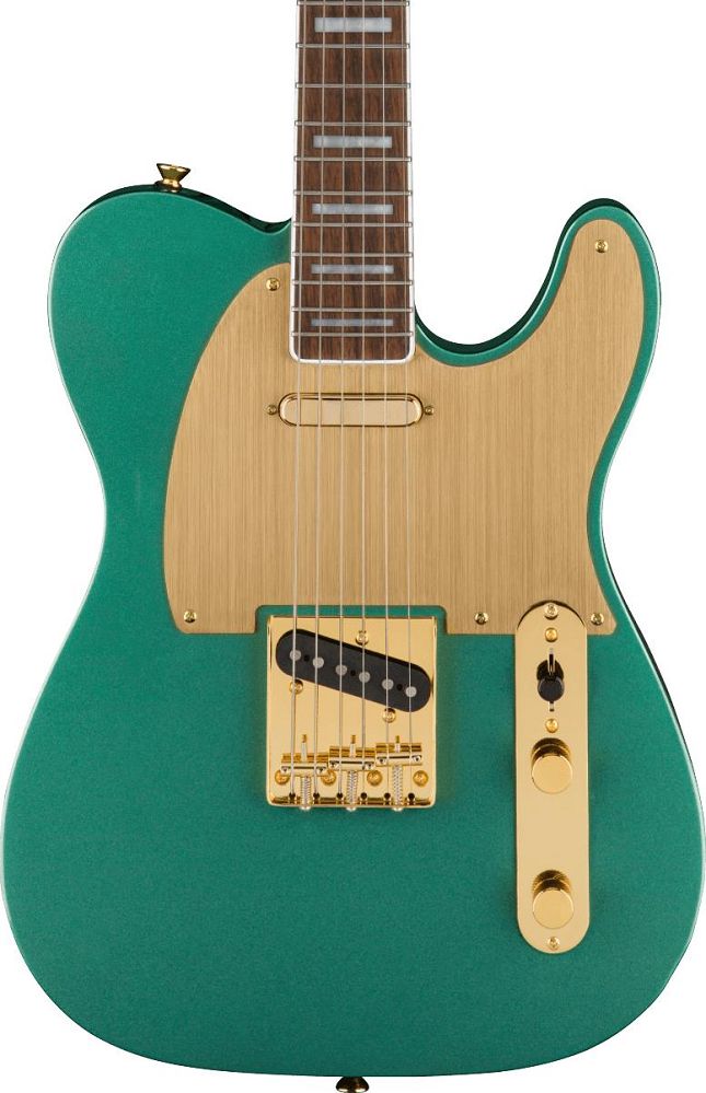 Squier 40th Anniversary Telecaster Gold Edition with Laurel Fingerboard - Sherwood Green