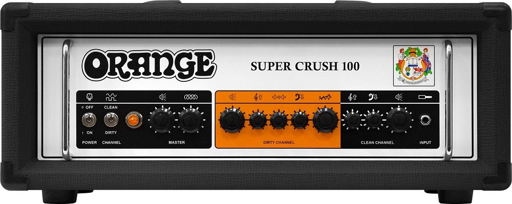 Orange Super Crush 100 Head - Black