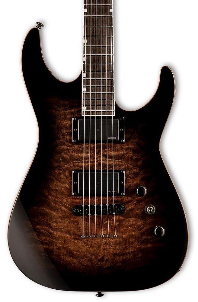 LTD Signature Series JM-II Josh Middleton with Ebony Fingerboard - Black Shadow Burst