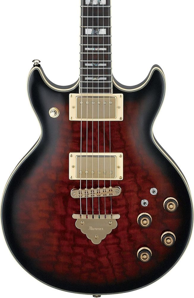 Ibanez AR325QA-DBS AR Series with Jatoba Fingerboard - Dark Brown Sunburst