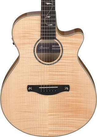 Ibanez AEG750-NT AEG Series Acoustic with Ebony Fingerboard - Natural (Flamed Maple)