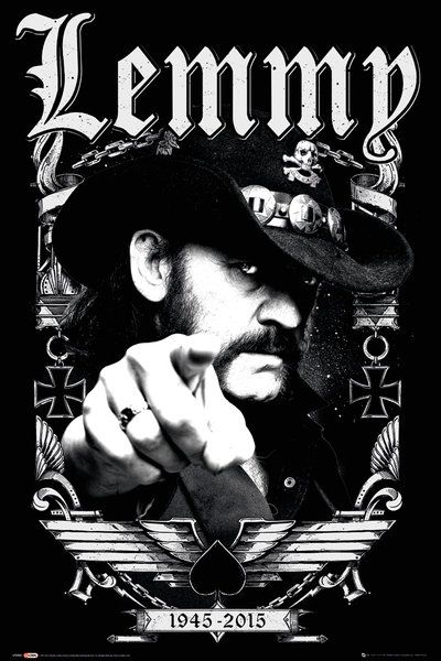Lemmy - 1945-2015 - 24&quot;x36&quot; Poster