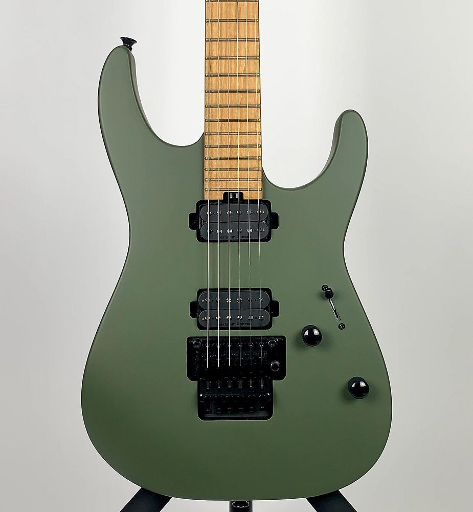 Charvel DK24R HH FR Matte Army Drab Green