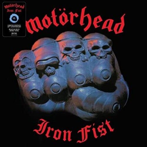 Motorhead - Iron Fist (40th Anniversary) Black & Blue Swirl