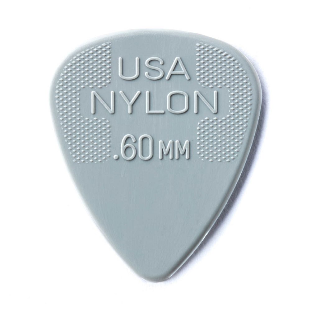 Dunlop 44-060 Nylon Standard Pick .60mm - 12 Pack