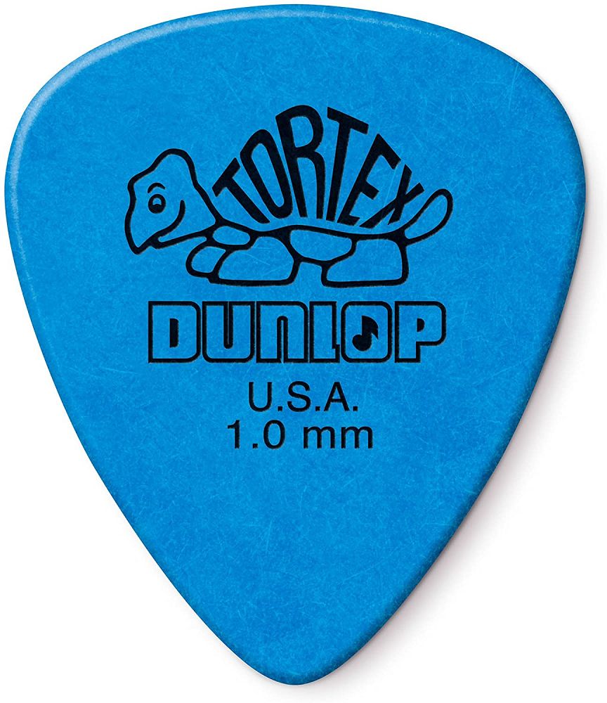 Dunlop 418-100 Tortex Standard Pick 1.0mm - 12 Pack