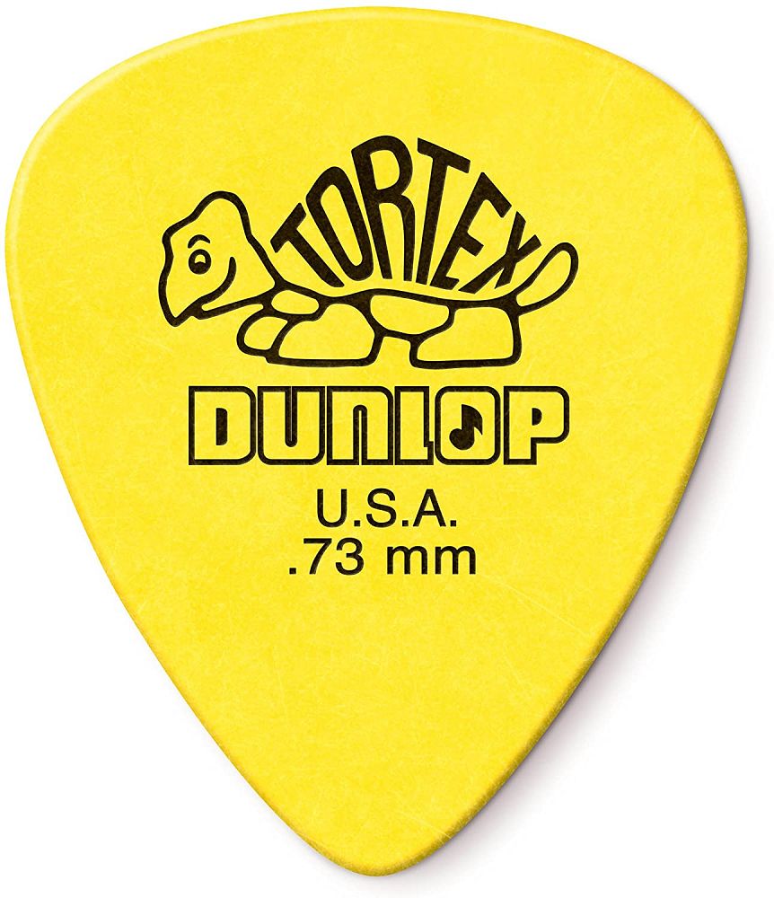Dunlop 418-073 Tortex Standard Pick .73mm - 12 Pack