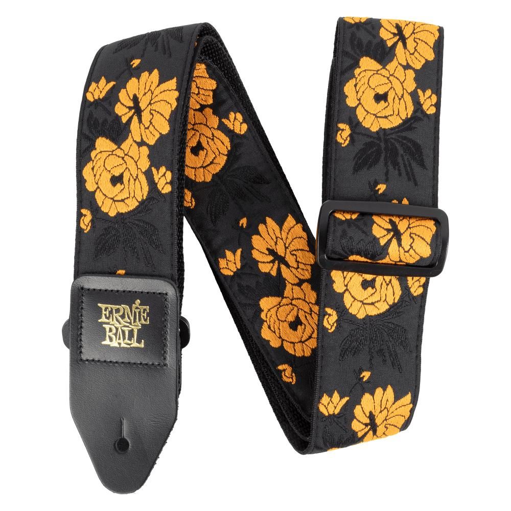 Ernie Ball Jacquard Strap - Tangerine Rose