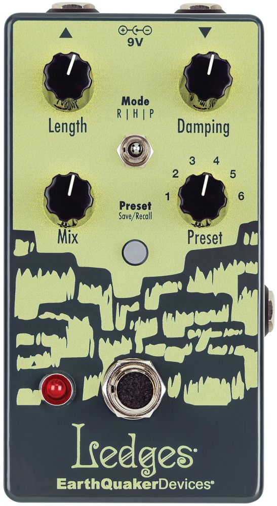 EarthQuaker Devices Ledges Tri-Dimensional Reverberation Machine Guitar Pedal
