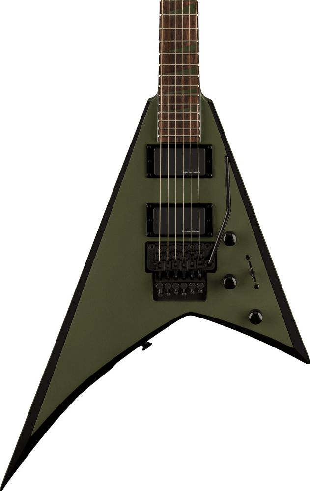 Jackson X Series Rhoads RRX24 Matte Army Drab Green With Black Bevels ...