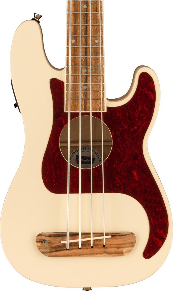 Fender Fullerton Precision Bass Ukulele Olympic White