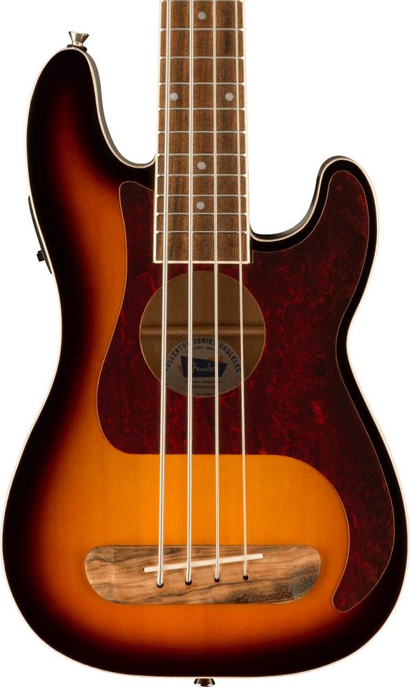 Fender Fullerton Precision Bass Ukulele 3-Color Sunburst